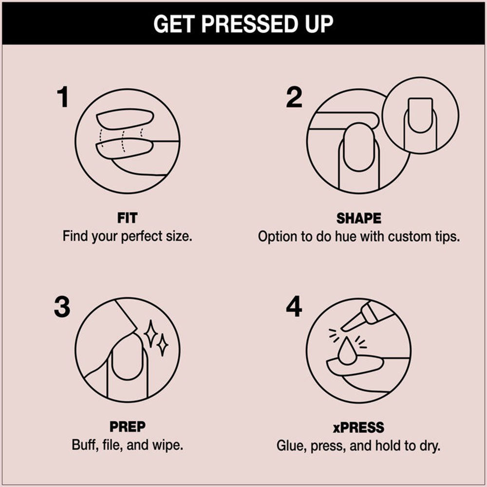 OPI xPRESS/ON Press On Nails Tips - French Press AN025S