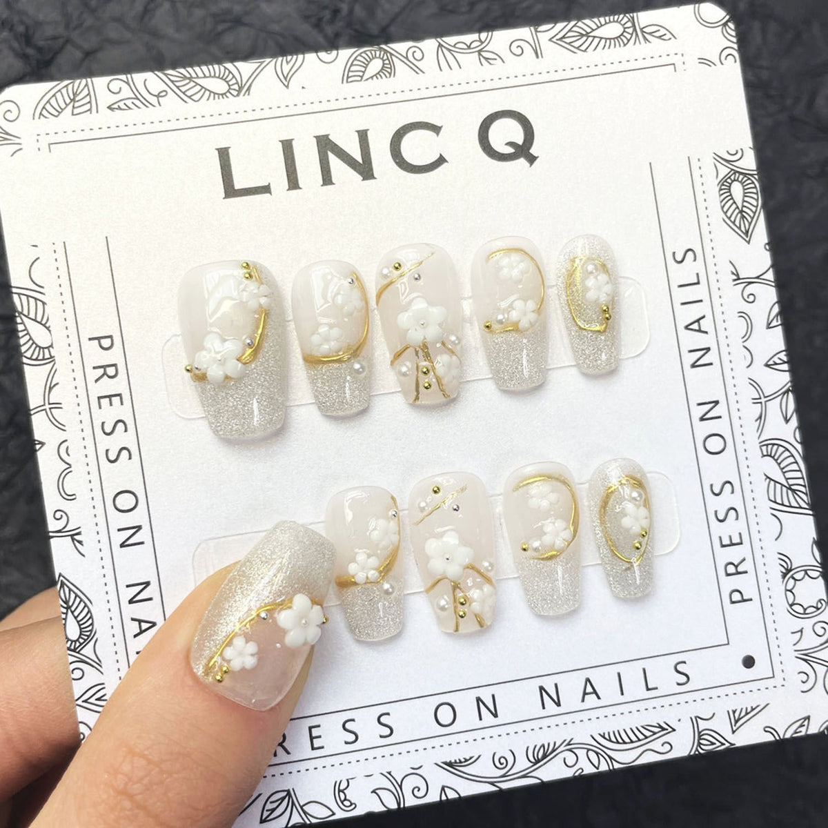 Faux Ongles Linc Q Tips à Presser #13 Courts 00013