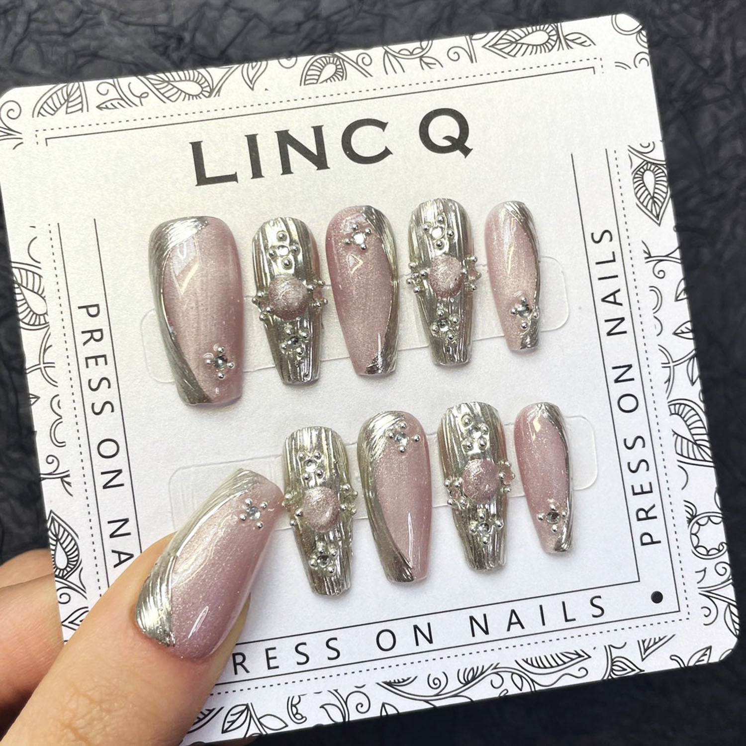 Linc Q Press on Nails Tips #1208 Short 01208