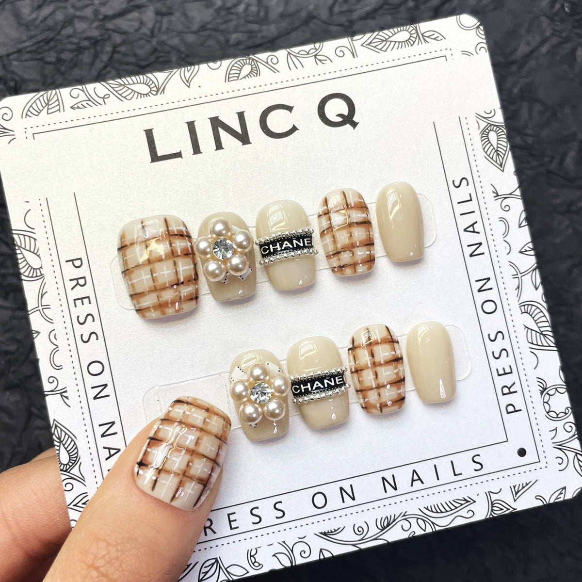 Linc Q Faux Ongles Press-On Embouts Courts #1305 01305