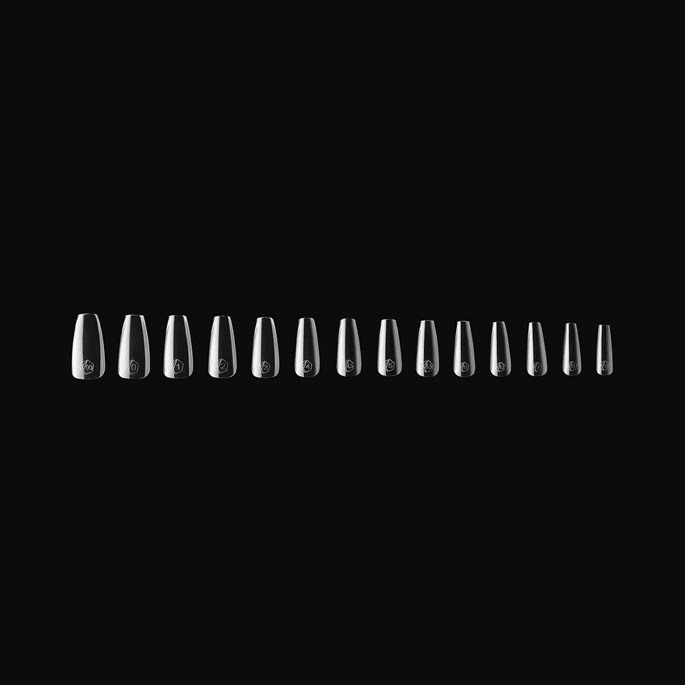 Apres Gel-X Soft Gel Tips Natural Coffin Medium 600Pcs 40150