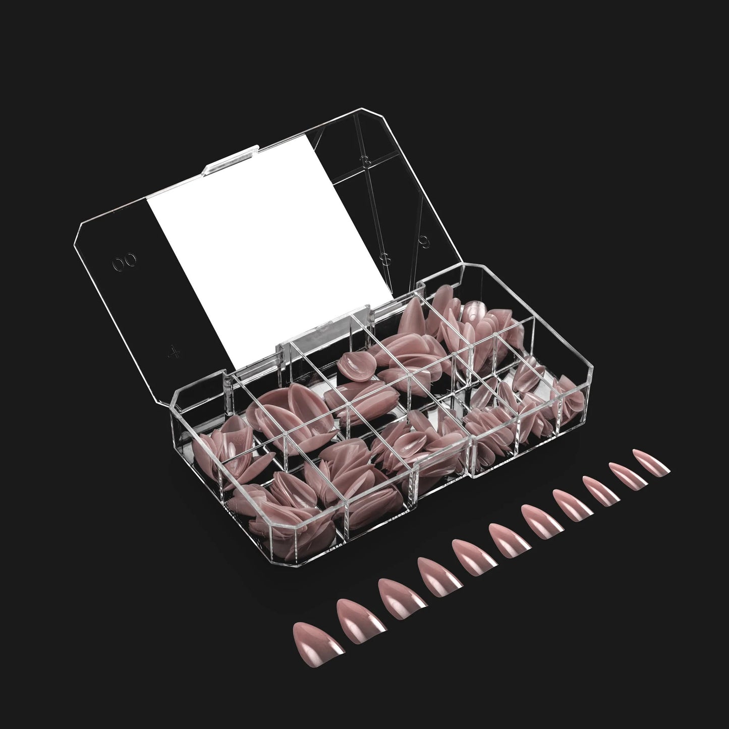 Apres Gel-X Mia Neutrals Natural Stiletto Short 150PC 40214
