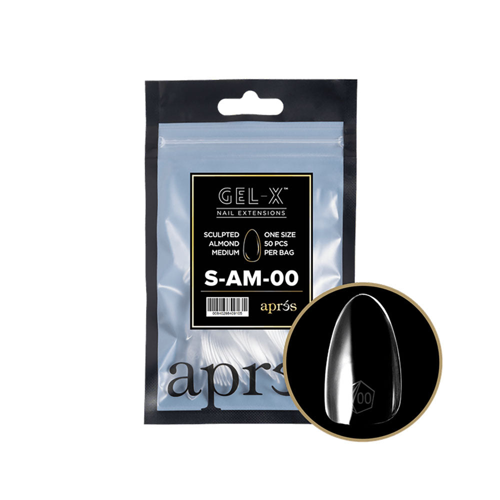 Apres Gel-X Tips Sculpted Almond Medium Refill SAM00 40910