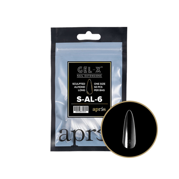 Apres Gel-X Tips Sculpted Almond Long Refill SAL6 40933