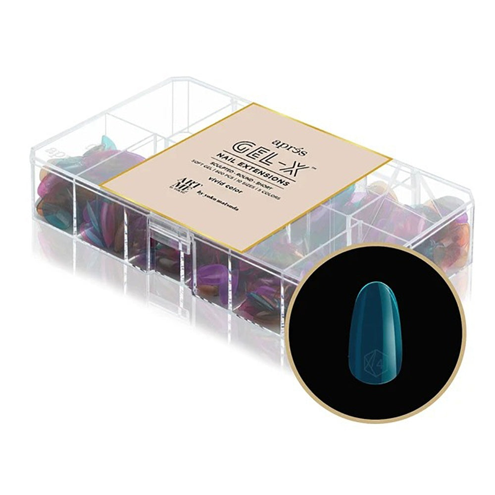Apres Gel-X Tips V/C Sculpted Round Short 500Pcs 41142