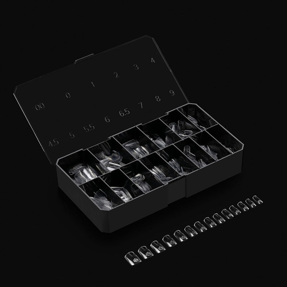 Apres Gel-X Soft Gel Tips Natural Square Short 280Pcs 41191