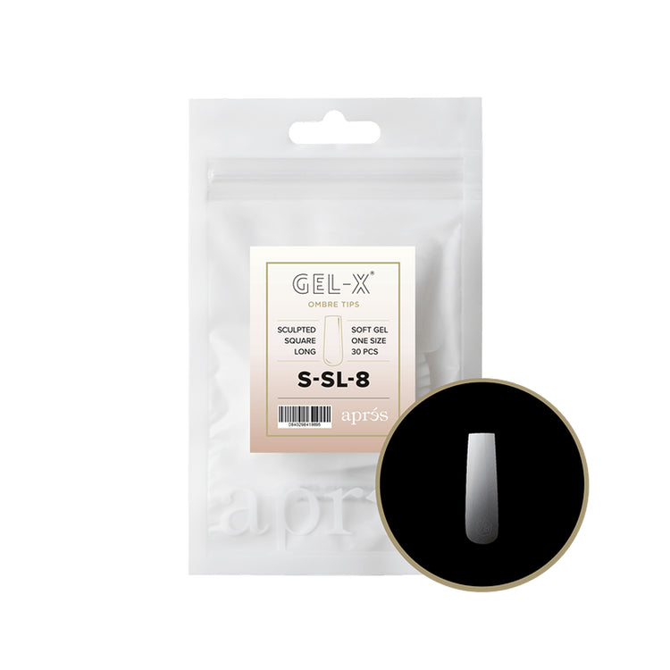 Apres Ombre Gel-X Sculpted Square Long Refill S-SL-8 41869