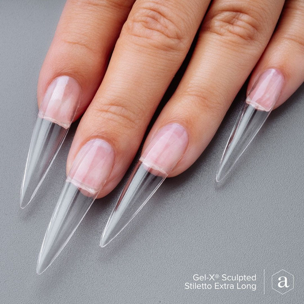 Apres Gel-X Soft Gel Tips Sculpted Stiletto X- Long 210Pcs