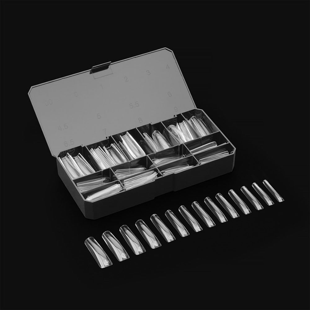 Apres Gel-X Soft Gel Tips Sculpted Square X-Long 210 Pcs