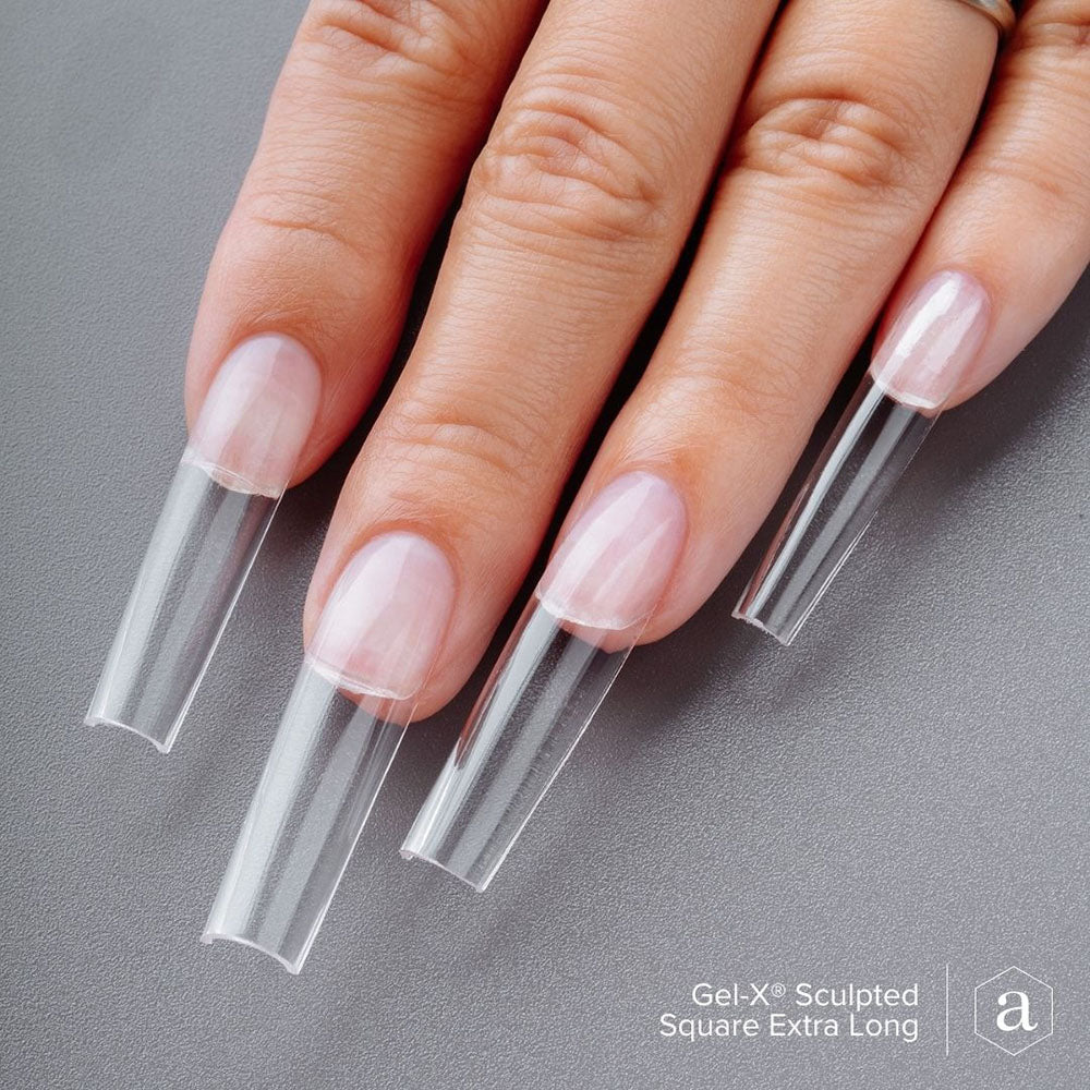 Apres Gel-X Soft Gel Tips Sculpted Square X-Long 210 Pcs