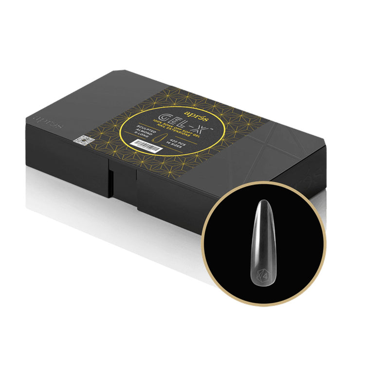 Apres Gel-X Tips Sculpted Almond X-Long 420 AP-TIP-SAXL-420