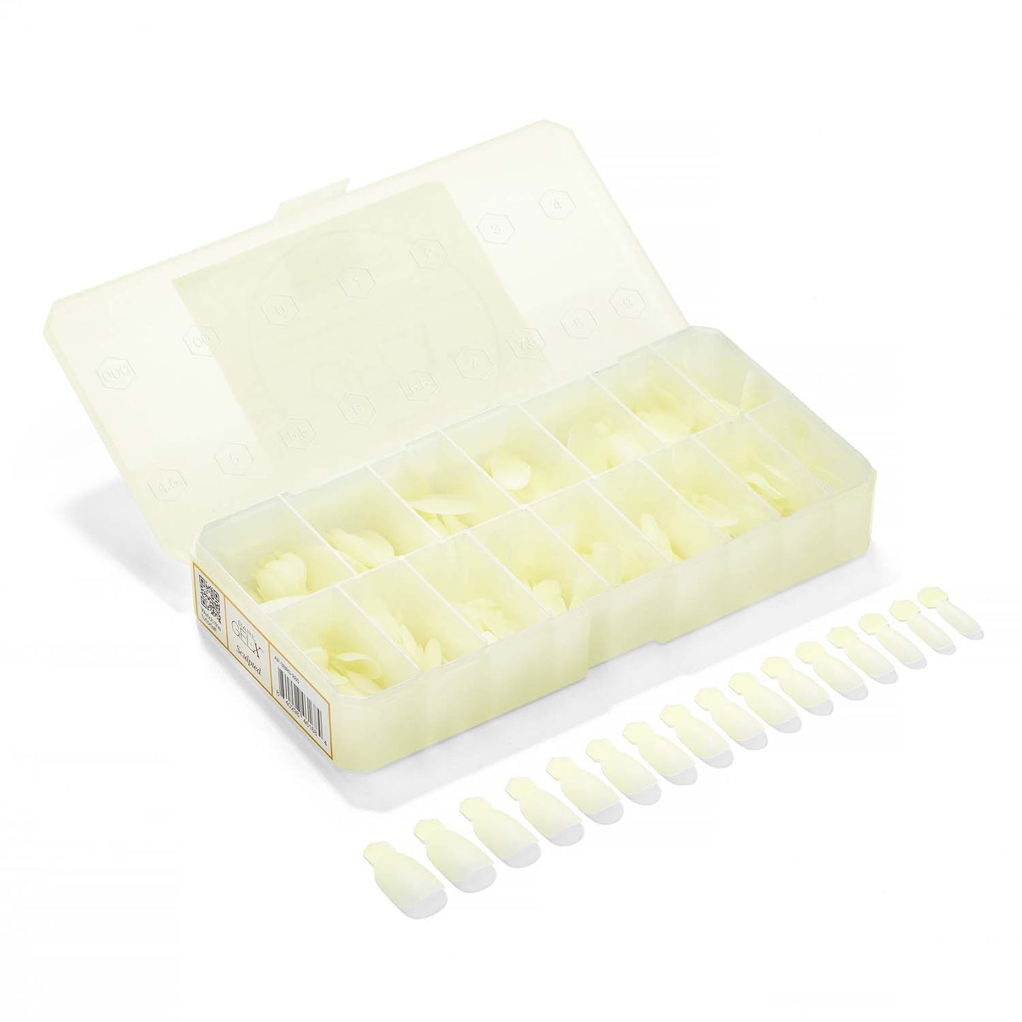 Apres Bare Gel-X Sculpted Tips 280Pcs 16 Sizes AP-3BRS-280