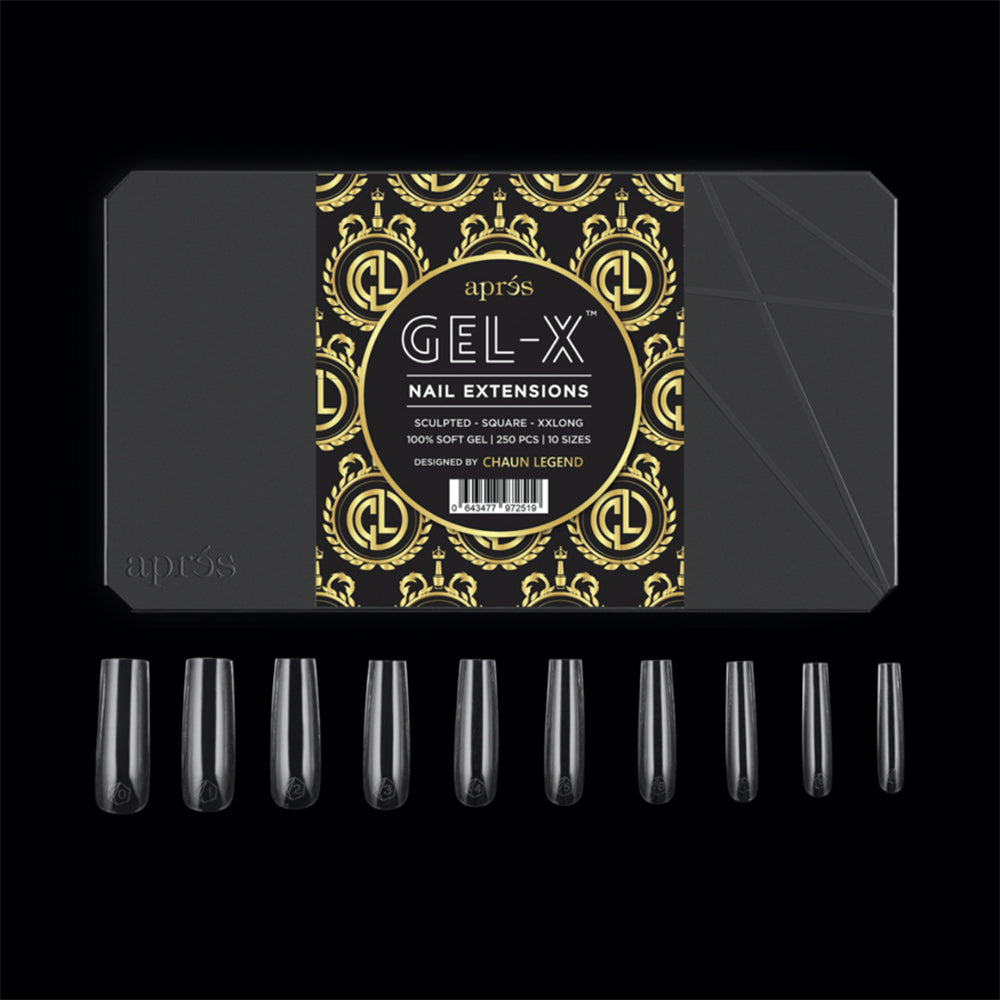 Apres Gel-X Tips Sculpted Square XXLong 250PC CP-SXXL 72519