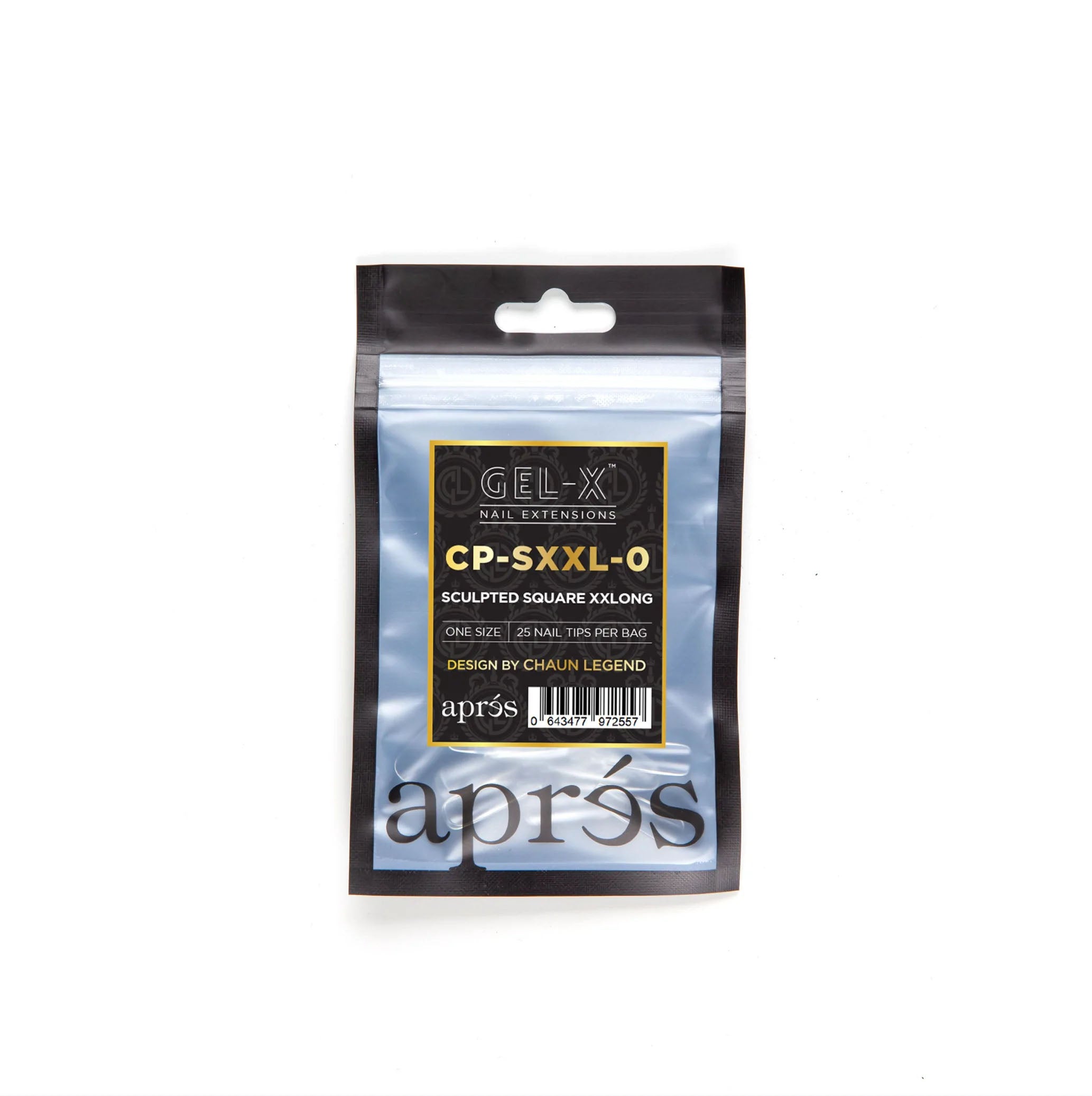 Apres Gel-X Tips Sculpted Square XXLong 25PK CP-SXXL0 /97255