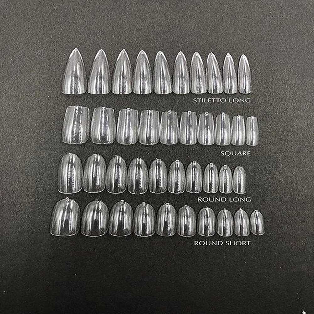 Pointes individuelles Gel-X Apress Carré Naturel Medium 50 Pcs NSM5