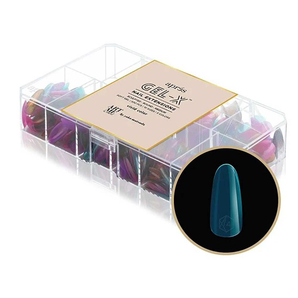 Apres Gel-X Tips V/C Sculpted Round Medium 500Pcs 41140