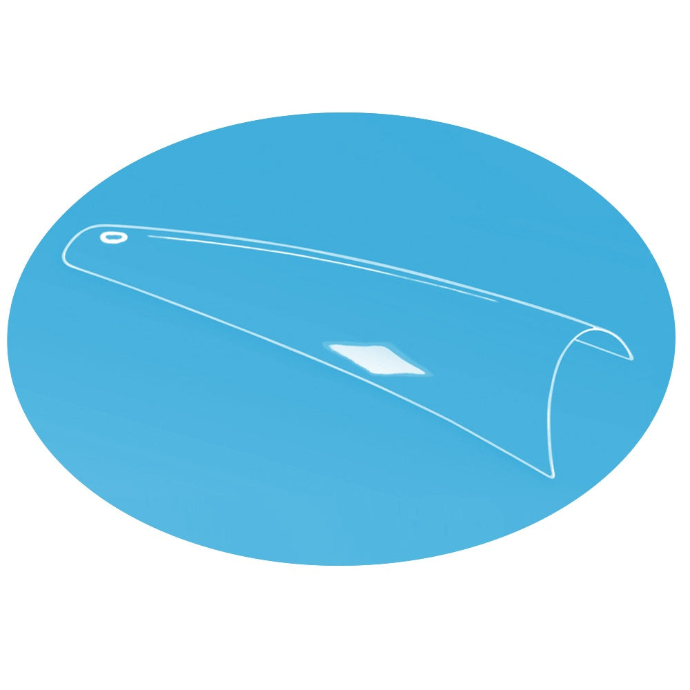 USN Straight Coffin Clear Tips #8 Bag Of 500 Tips
