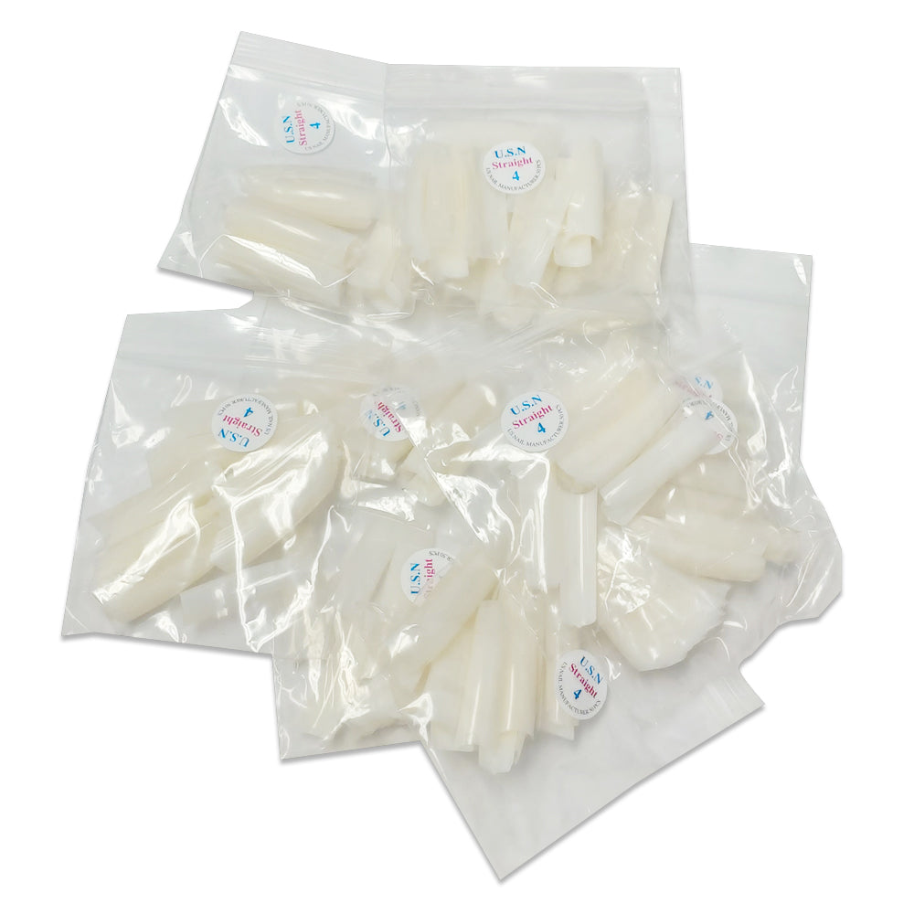 USN Straight Tips 4 Bag Of 500 Tips