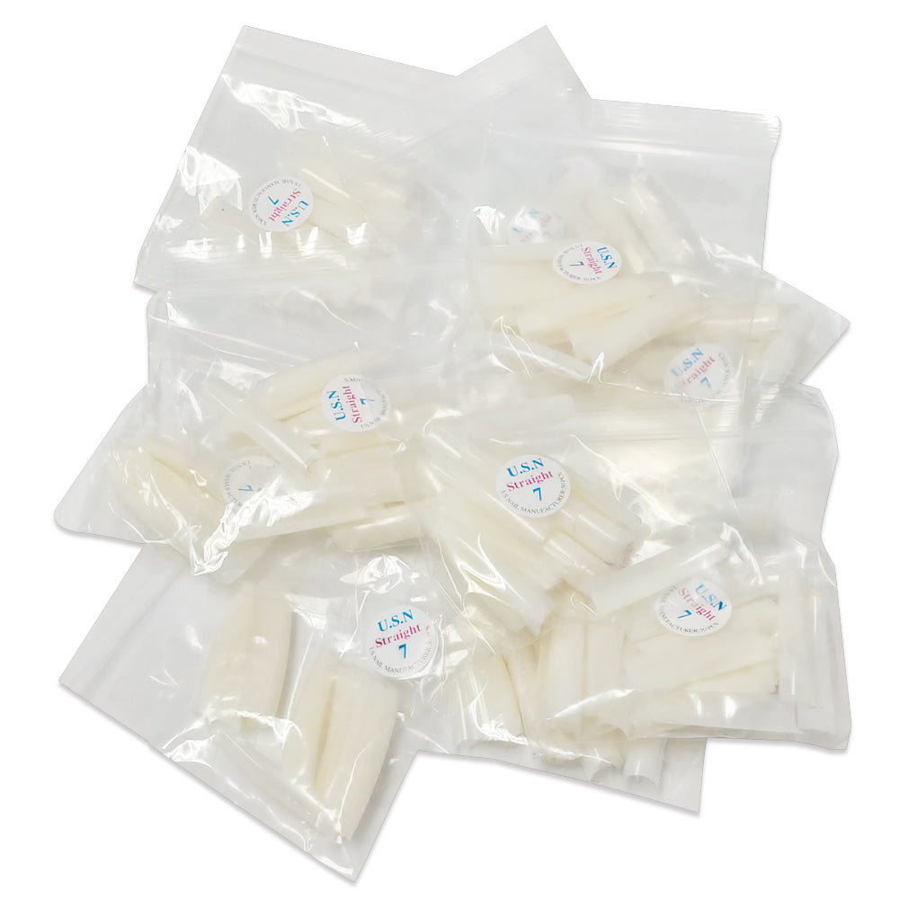 USN Straight Tips 7 Bag Of 500 Tips