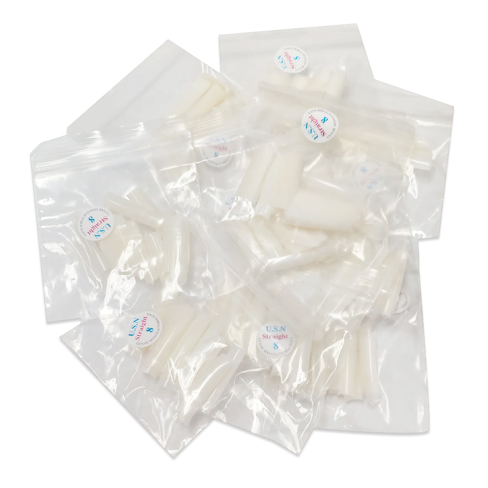 USN Straight Tips 8 Bag Of 500 Tips