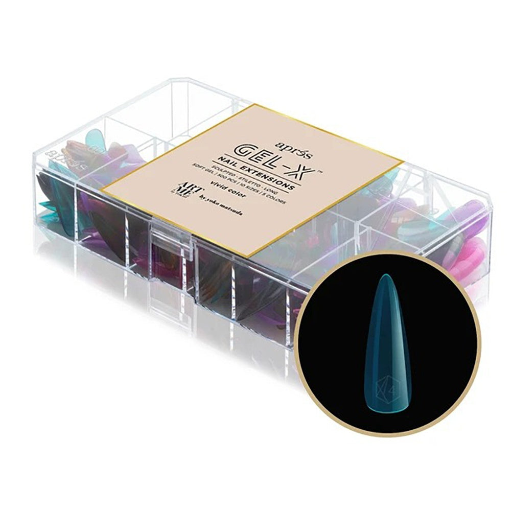 Apres Gel-X Tips V/C Sculpted Stiletto Long 500Pcs YO-V-SSTL