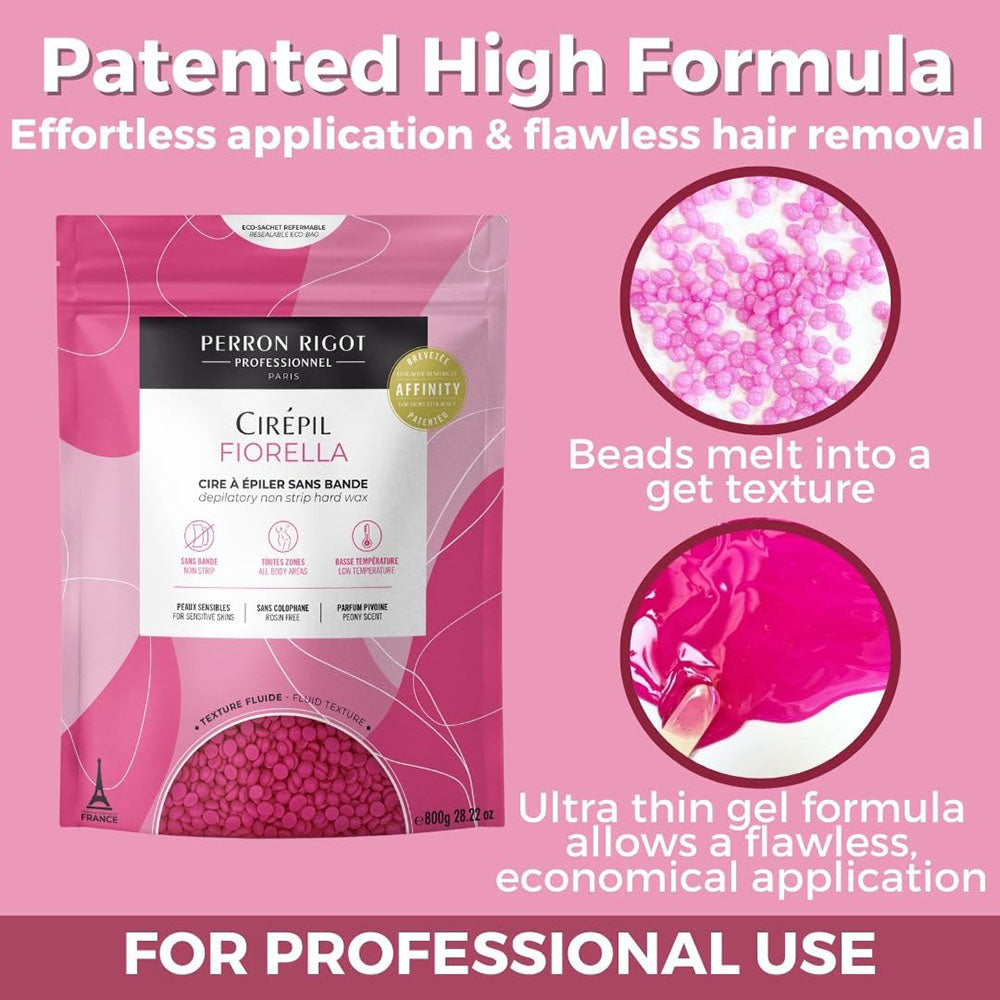 Cirepil Fiorella Depilatory Non Strip Wax 800g Bead 02488