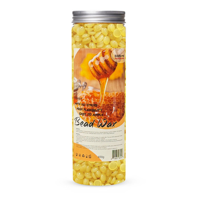 SilkRoma Bead Wax Honey 400g - Hard Wax 26410