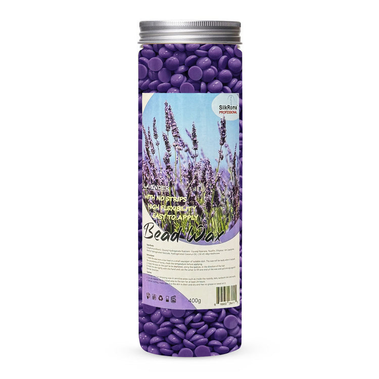 SilkRoma Bead Wax Lavender 400g - Hard Wax 26411