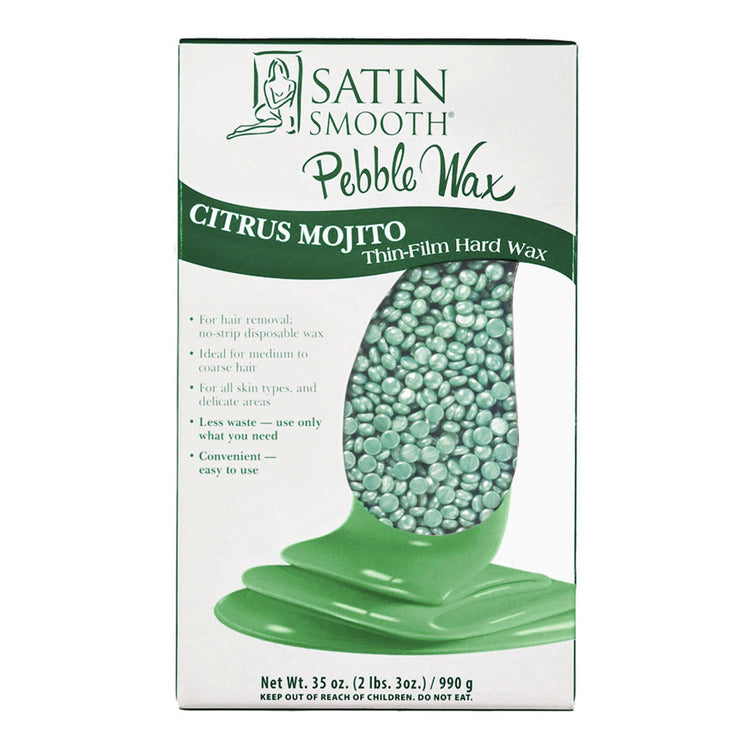 Satin Smooth Pebble Hard Wax Citrus Mojito 35oz 814207/32244