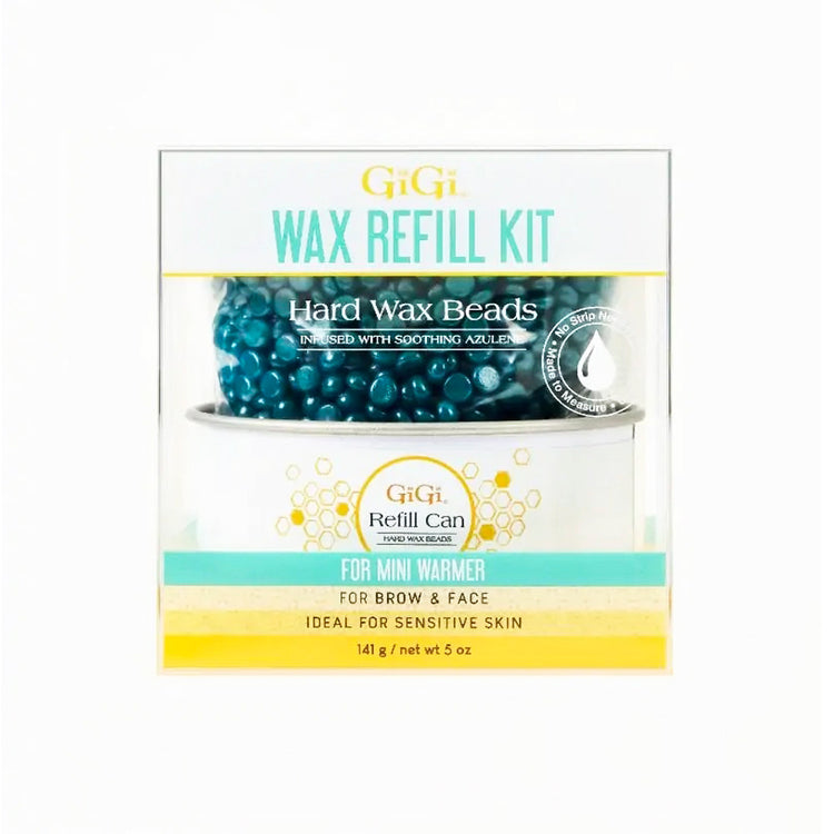Gigi Hard Wax Beads Wax Refill Kit For Mini Warmer 61701