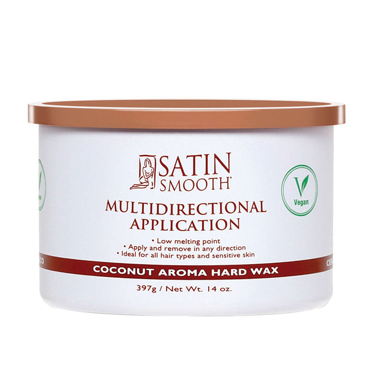 Satin Smooth Multi Application Coconut Aroma Hard Wax 14oz