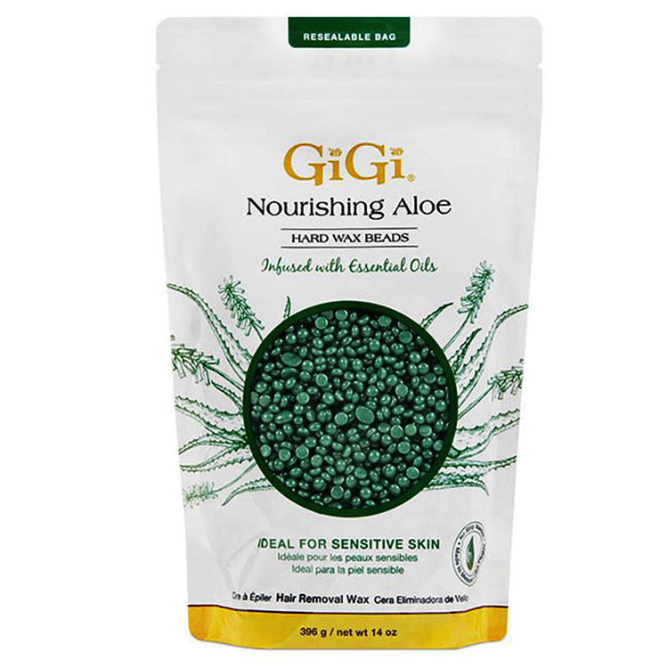 Gigi Hard Wax Beads Nourishing Aloe 396 g/14 fl oz 71606