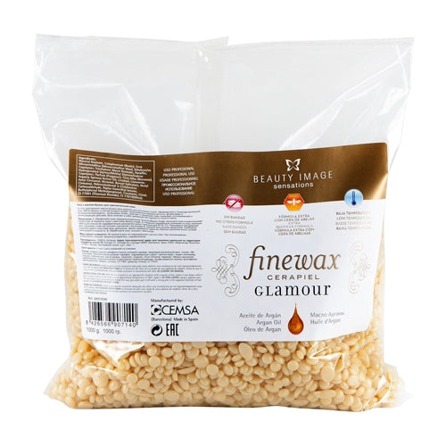 Beauty Image Sens Finewax Glamour Huile d'Argan Perles 1KG 37040