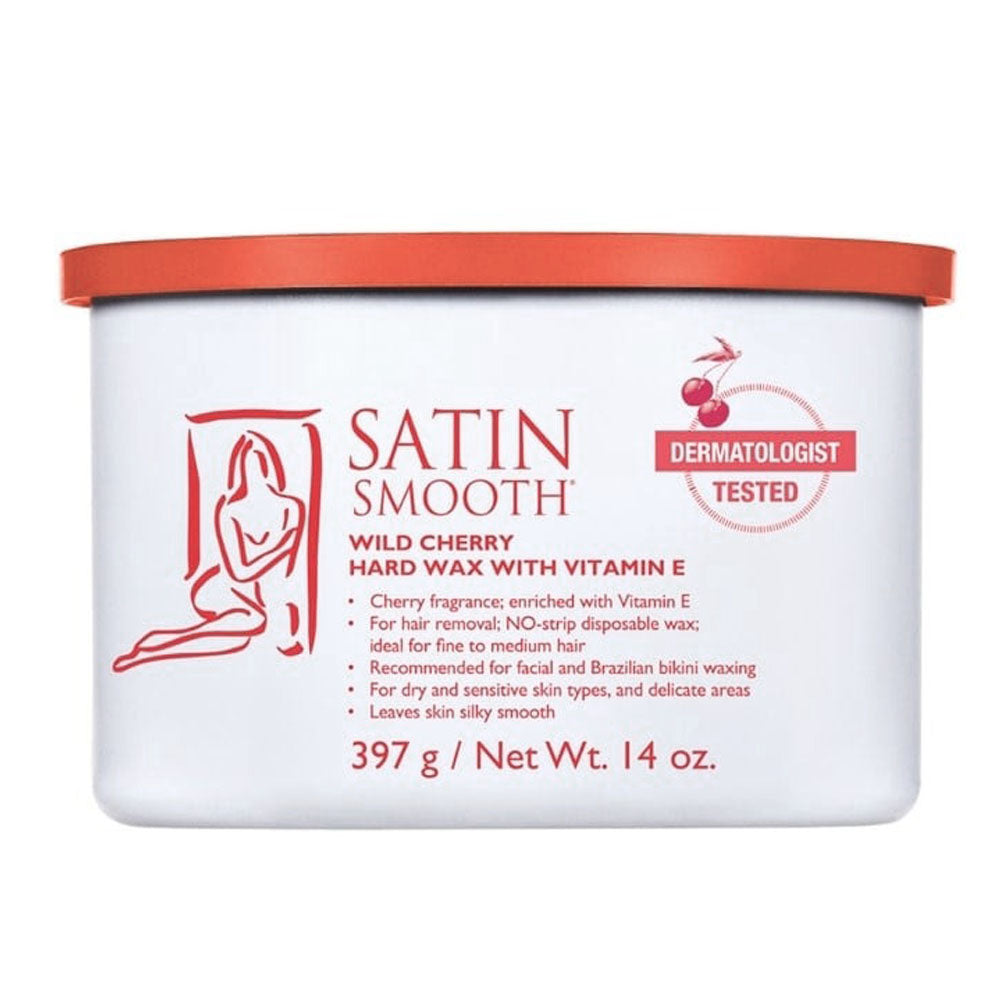 Satin Smooth Wild Cherry Wax Vitamin E 14oz 814131/27934
