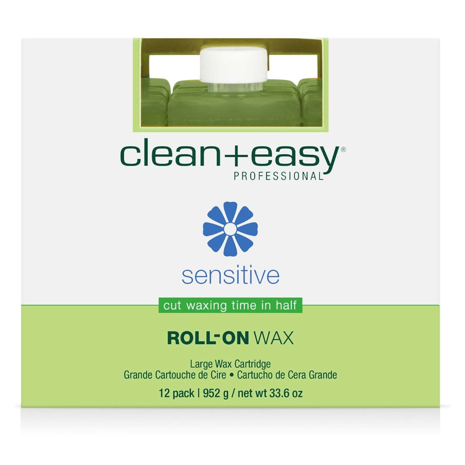 C&E Sensitive Large Roll-On Wax Refill 33.6 oz 12pk 41212
