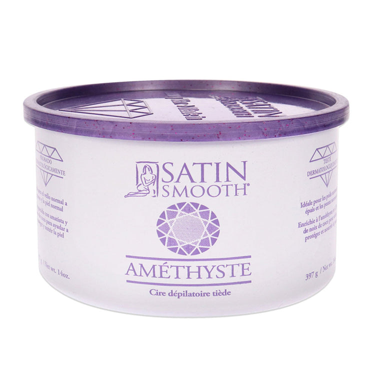 Satin Smooth Amethyst Crystal Soft Wax 14oz 814119/35703