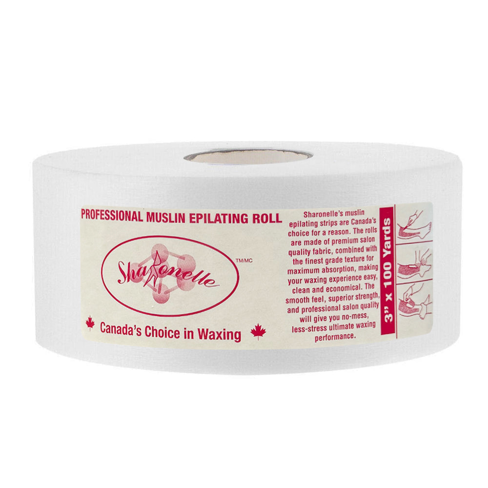 Sharonelle Bleached Hard Waxing Strip 3"x100yds 03100