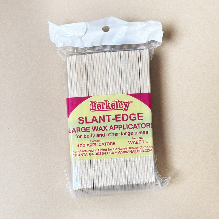 Berkeley Slant Edge Large Wax Applicators 100 Pack WA201L