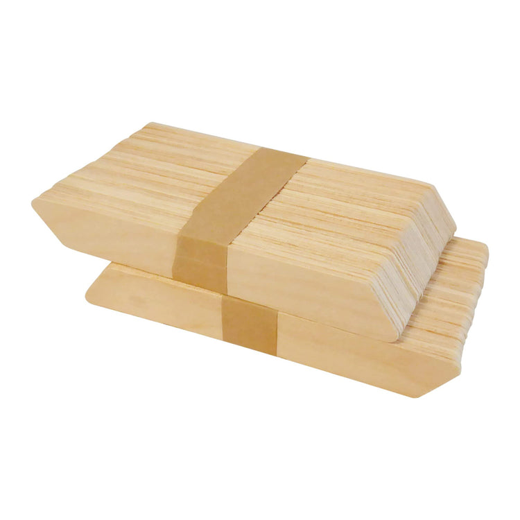 Berkeley Slant Edge Large Wax Applicators 100 Pack WA201L
