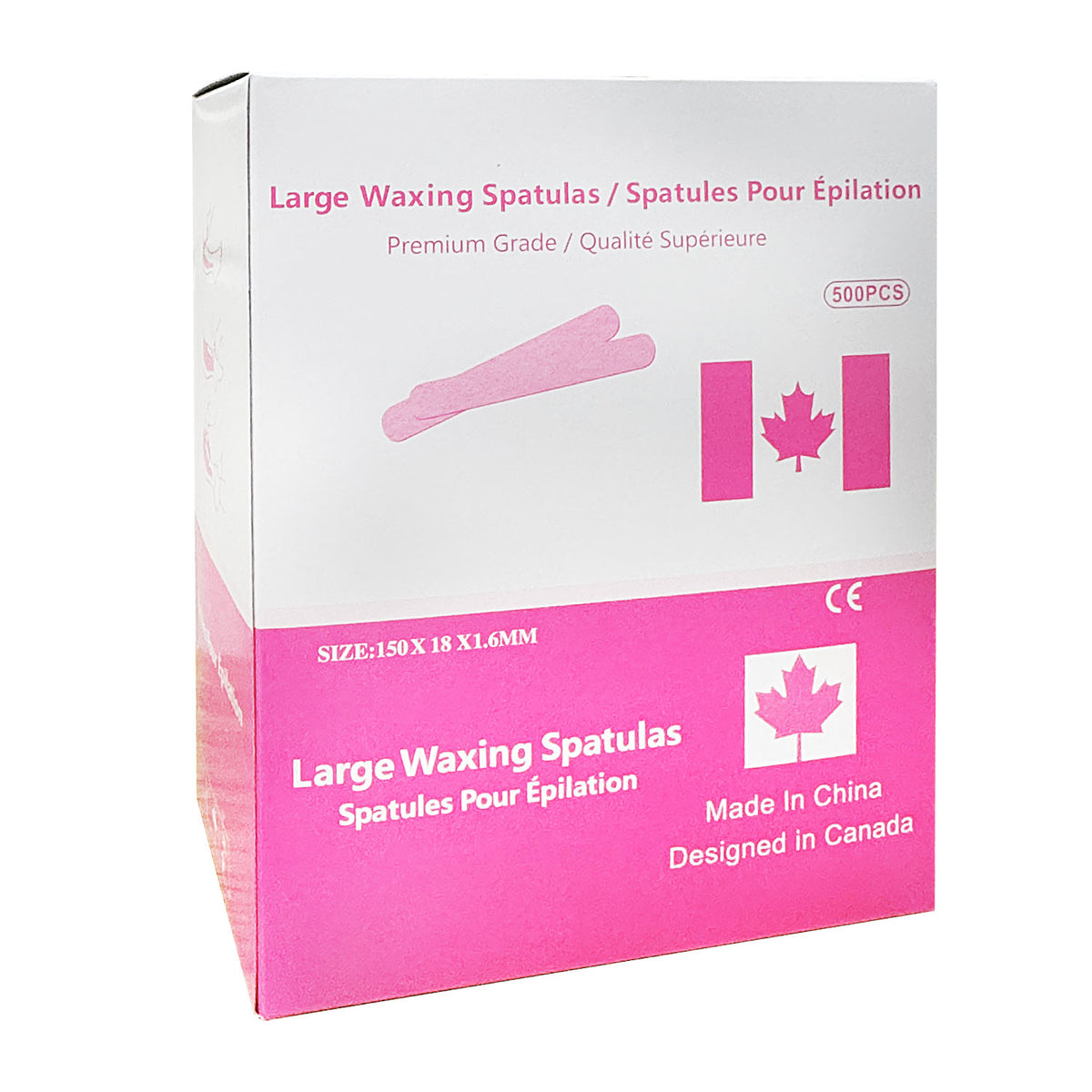 Sharonelle Large Waxing Spatulas 500pcs LWS-5000/68852