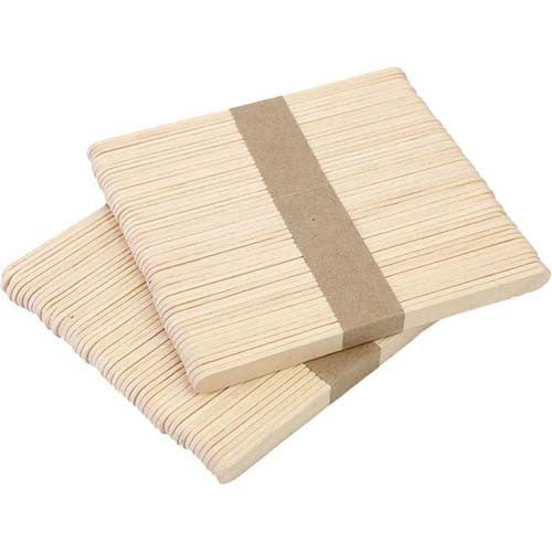Waxing Spatula Junior (500pcs) - Small Wooden WSS: