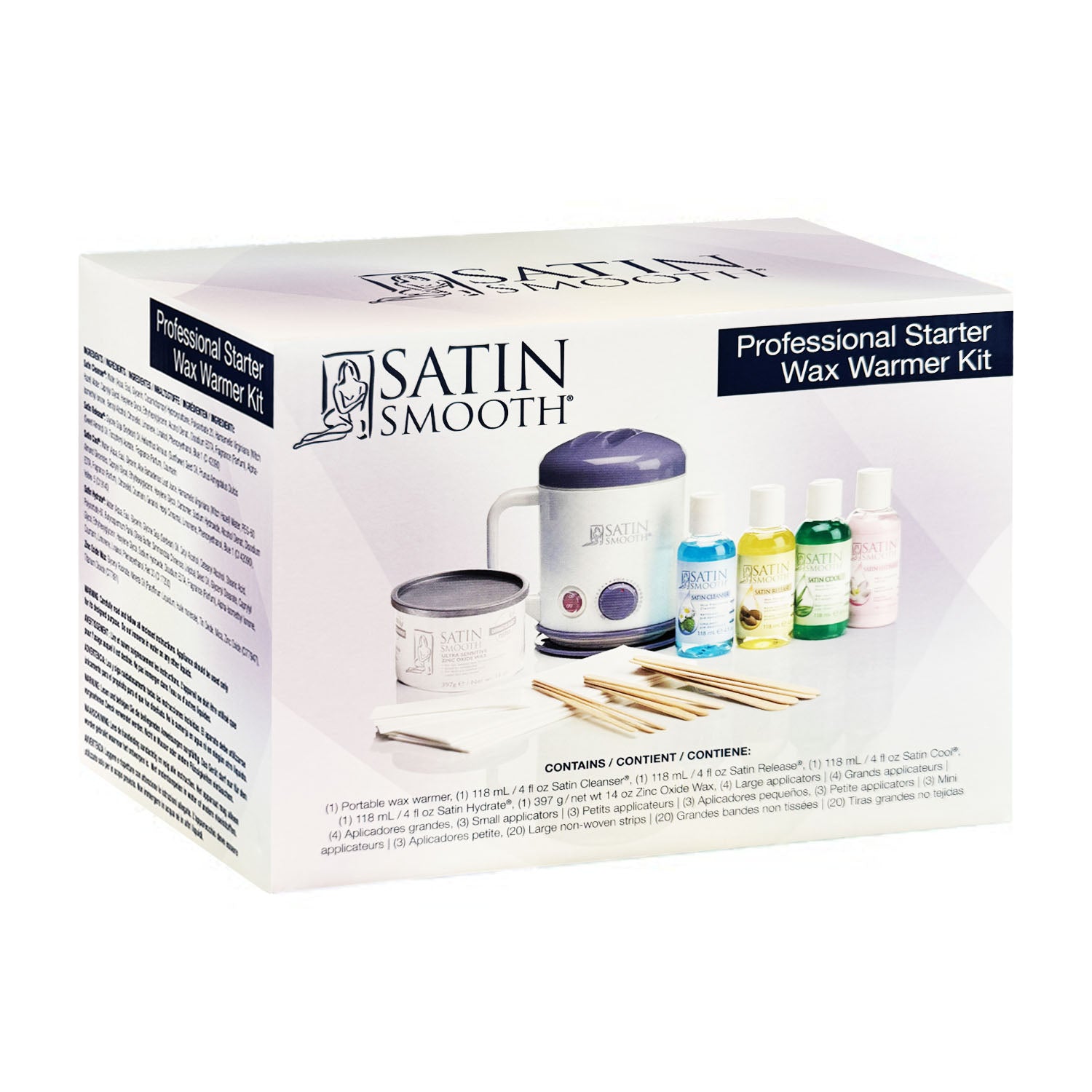 Satin Smooth Professional Starter Wax Warmer Kit 814223