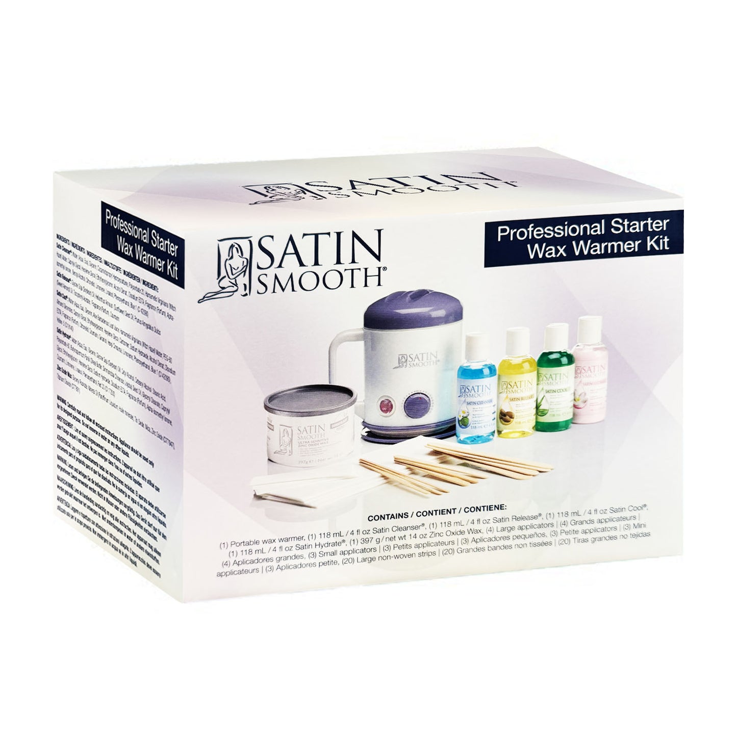 Satin Smooth Professional Starter Wax Warmer Kit 814223