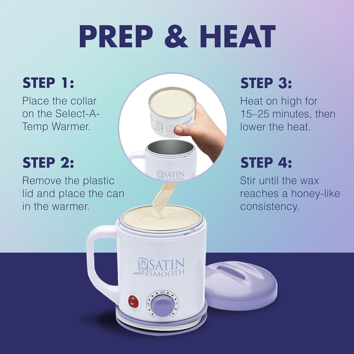 Satin Smooth Professional Starter Wax Warmer Kit 814223