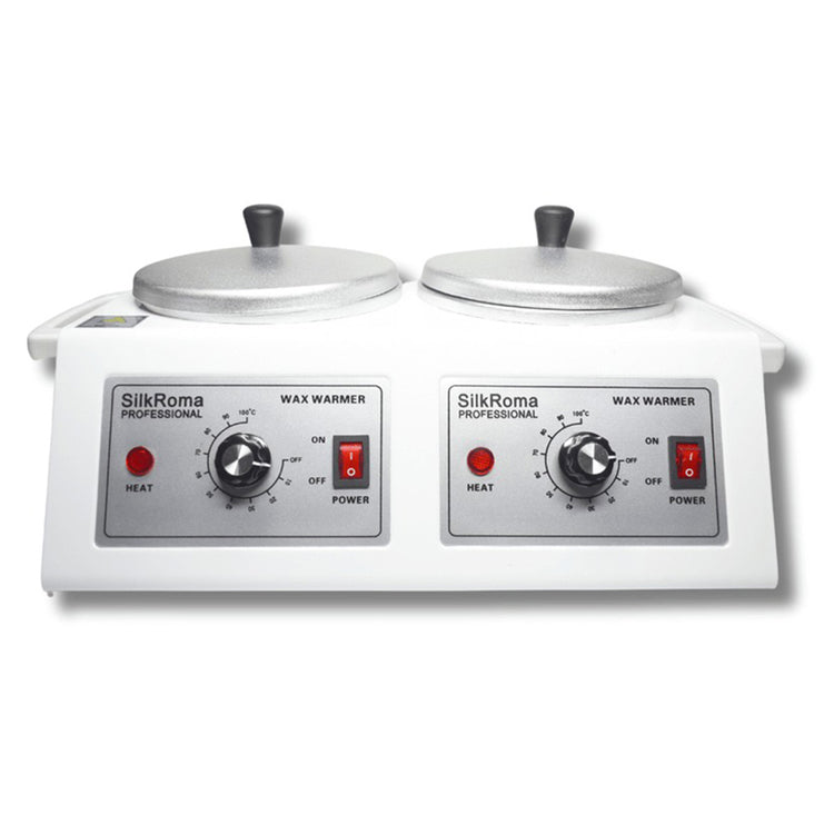 SilkRoma Double Wax Heater White DWH2