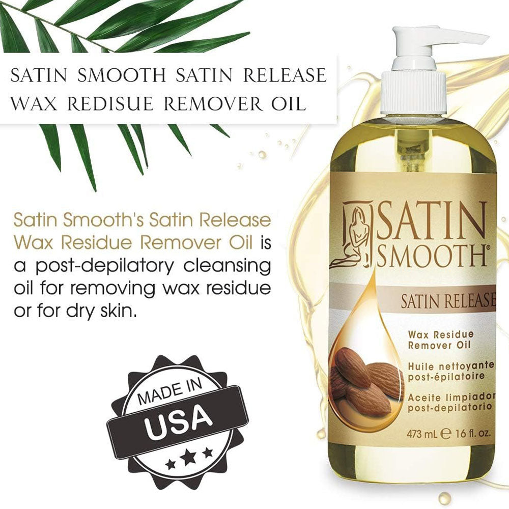 Satin Smooth Wax Residue Remover Oil 16 oz 814217