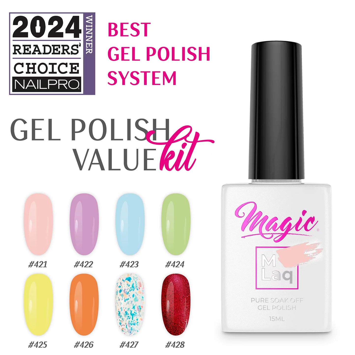 Magic Gel System Gel Polish Value Kit - Pastel Pop 75891