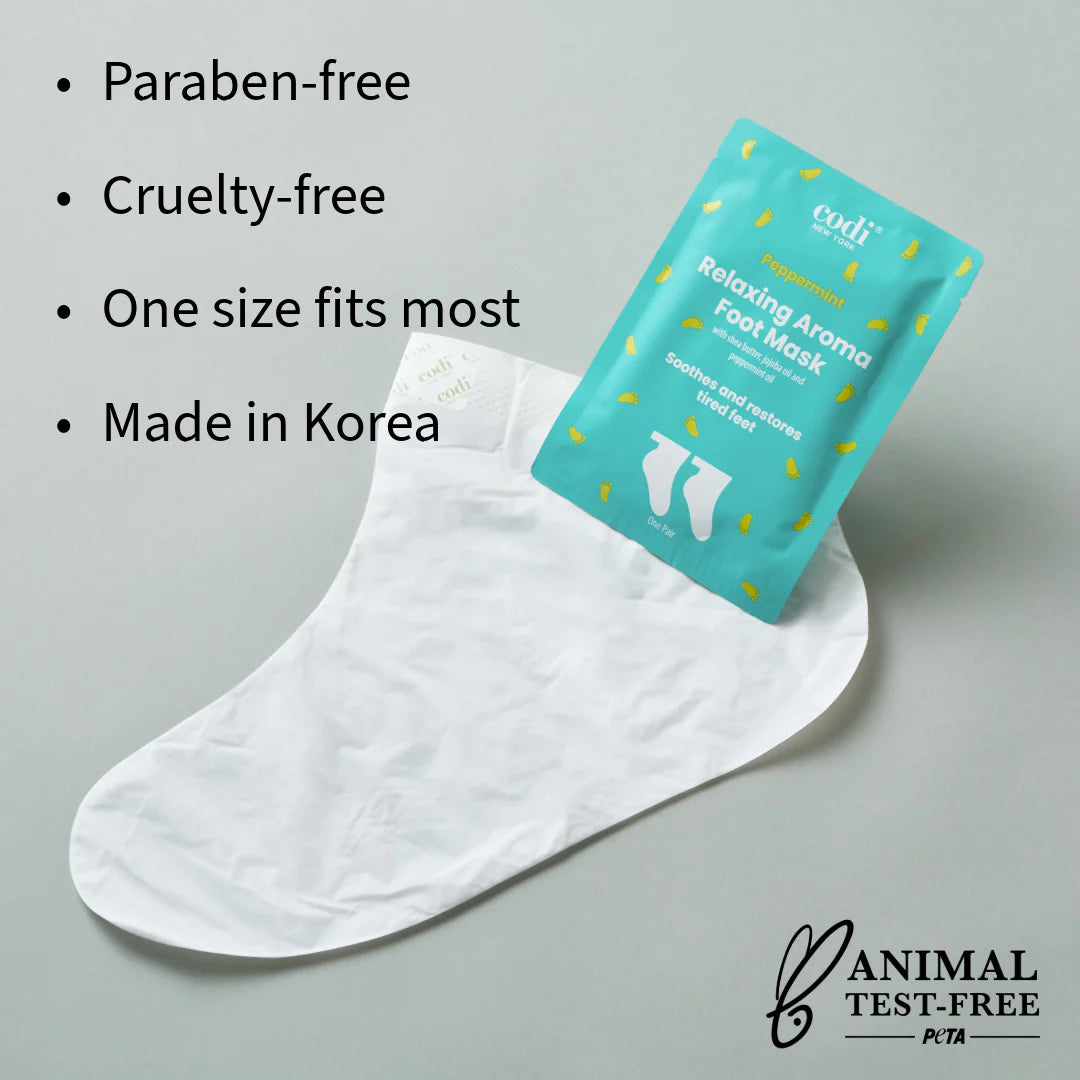 Codi Relaxing Aroma Foot Mask - Peppermint 36500