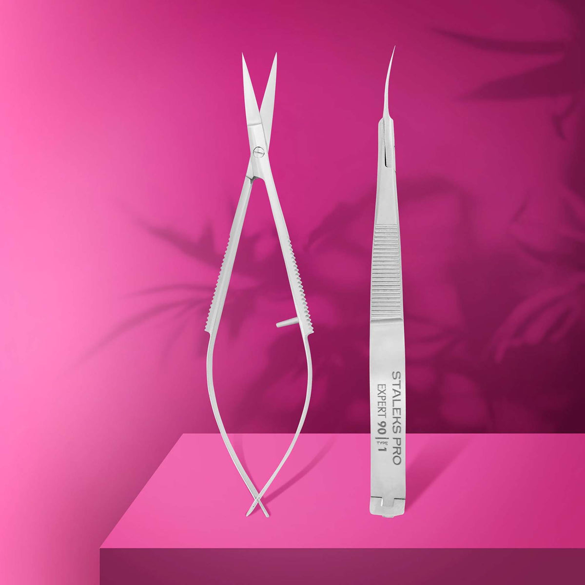 Staleks Scissors Tweezers Expert 90 Type1 Blade 15 mm  #427